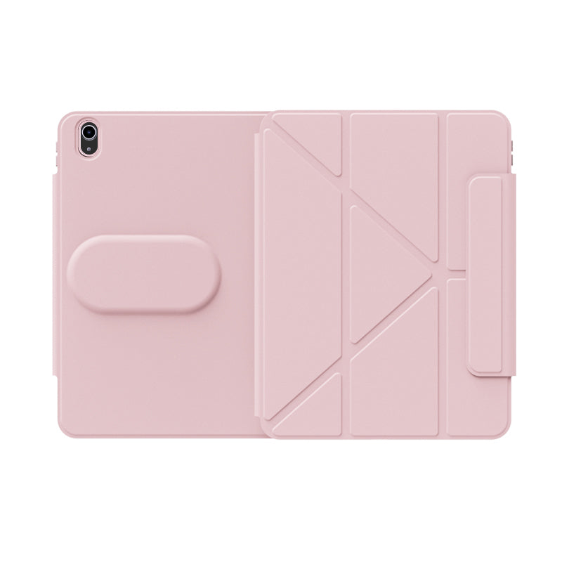 Apple iPad Air 11 2025 M3 Wiwu 360° Dönebilen Standlı Magnetik Koruyucu Tablet Kılıfı Gri