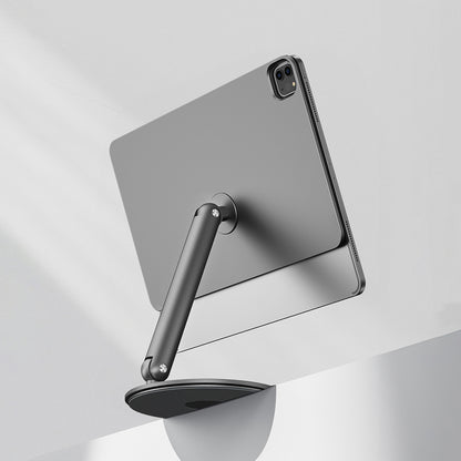 Apple iPad Air 11 2025 M3 Wiwu ZM-310 360 Derece Dönebilen Magnetik Başlıklı Tablet Standı Gri