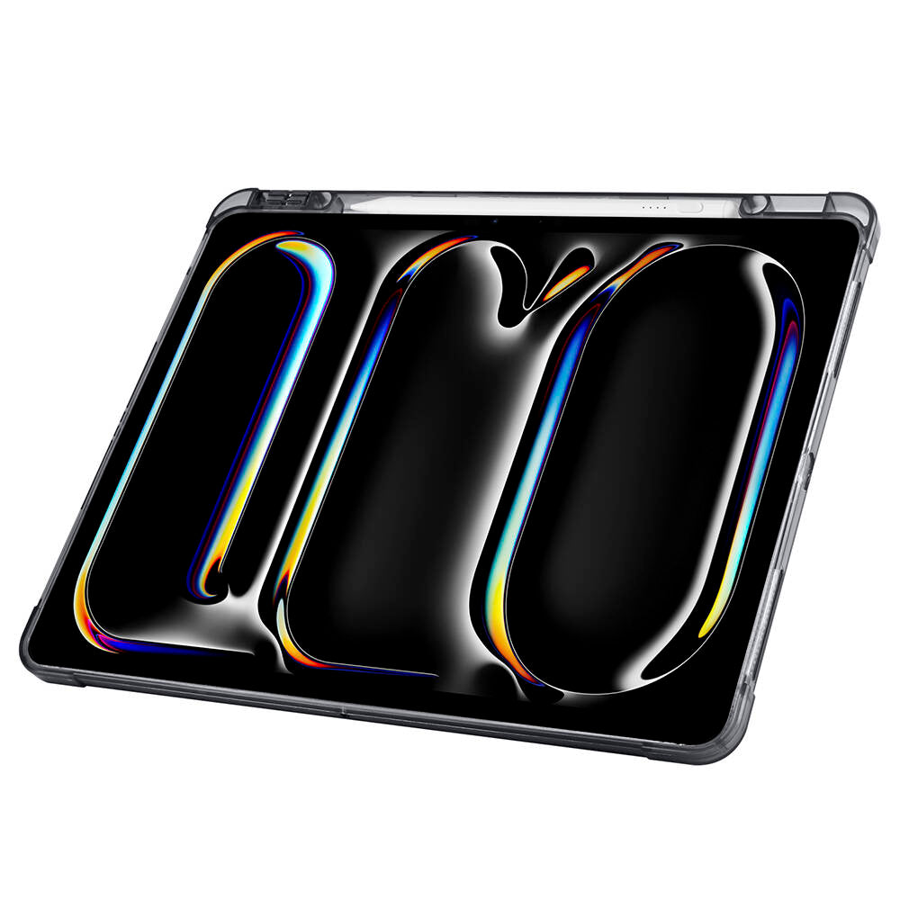 Apple iPad Air 13 2024 Kılıf Zore Tri Folding Kalem Bölmeli Standlı Kılıf Yeşil