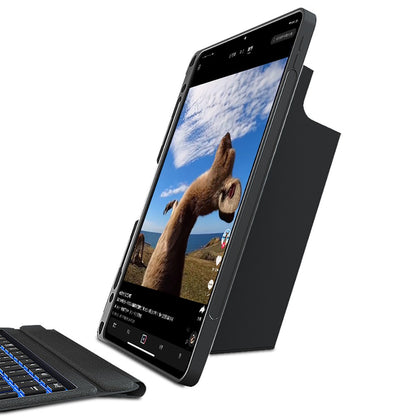 Apple iPad Air 13 2024 Wiwu MagTouch Serisi Gizli Kalem Bölmeli Klavyeli Kılıf