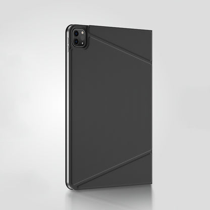 Apple iPad Air 13 2025 M3 Amazingthing Matte Pro Mag Folio Katlanabilir Magnetik Standlı Kılıf Siyah