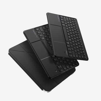 Apple iPad Air 13 2025 M3 Amazingthing Minimal KeyLite Combo Klavyeli Standlı Kılıf