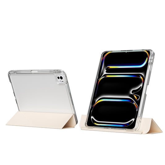 Apple iPad Air 13 2025 M3 Kılıf Magnetik Ayrılabilen Airbagli Zore Sliding Tablet Kılıfı