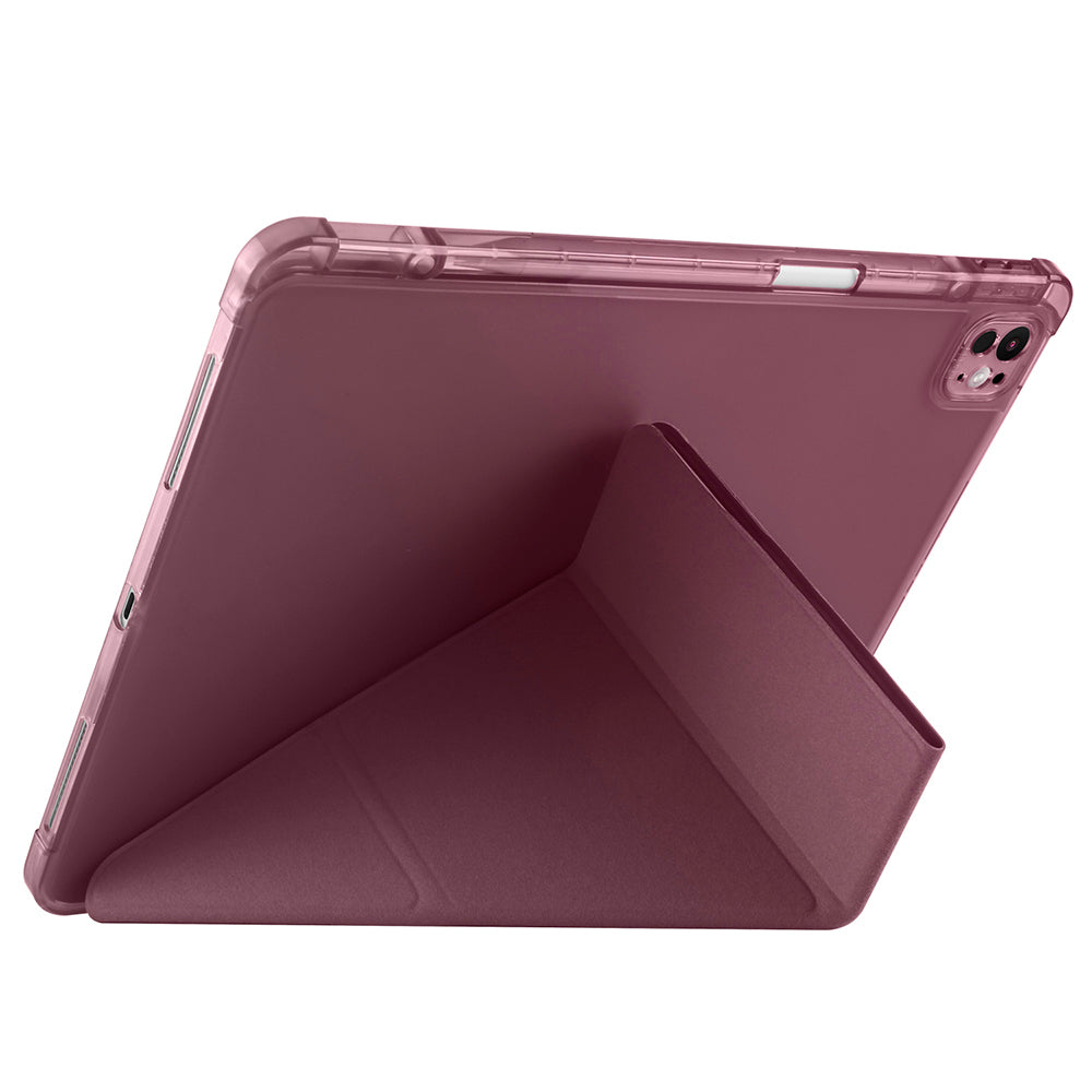 Apple iPad Air 13 2025 M3 Kılıf Zore Tri Folding Kalem Bölmeli Standlı Kılıf
