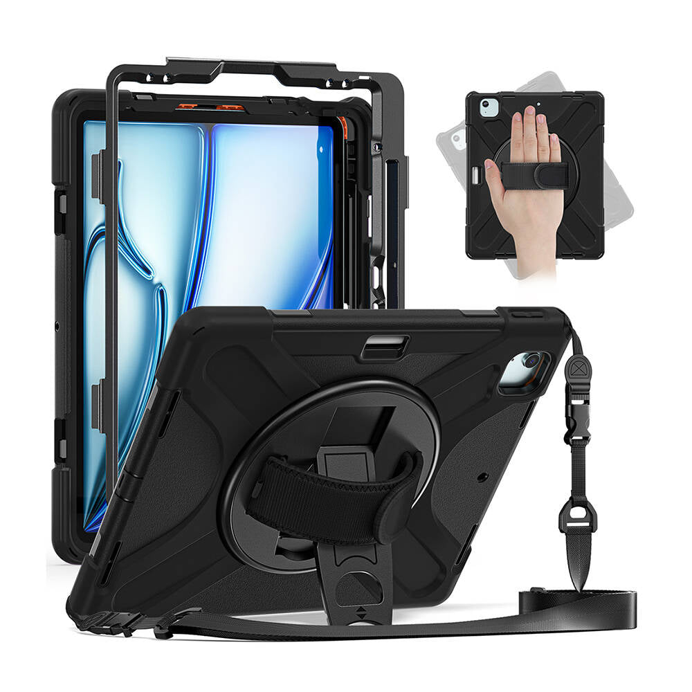 Apple iPad Air 13 2025 M3 Zore Defender Tablet Silikon Siyah