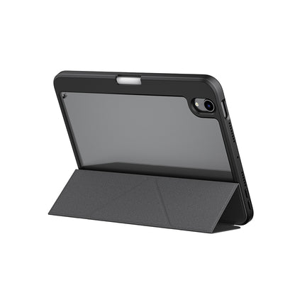 Apple iPad Mini 2021 (6.Nesil) Kılıf Skinarma Desenli Airbag Tasarımlı Standlı Spunk Kapak Koyu Yeşil