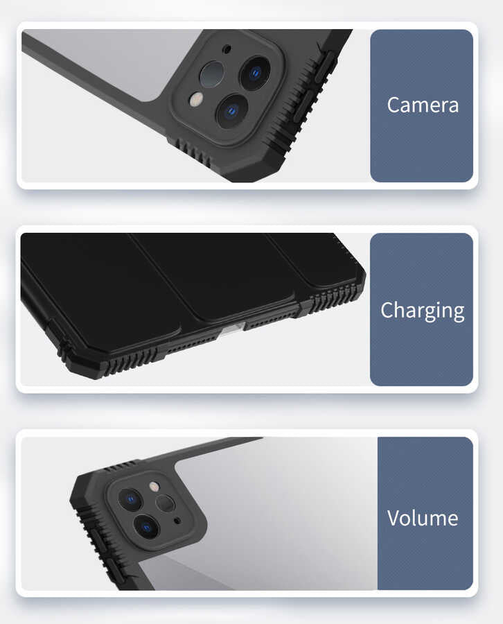 Apple iPad Mini 4 Wiwu Alpha Tablet Kılıf Siyah