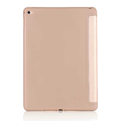 Apple iPad 10.2 (8.Nesil) Kılıf Zore Tri Folding Standlı Kılıf Gold
