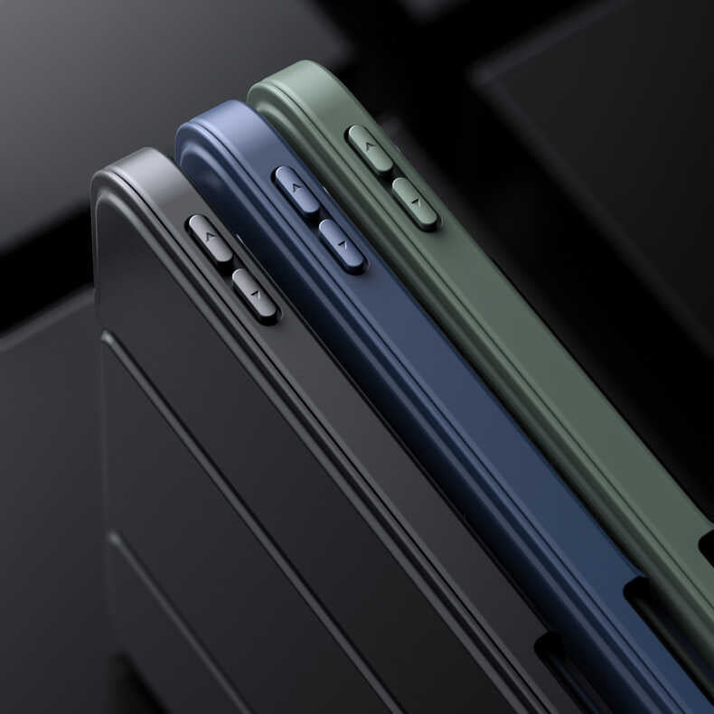 Apple iPad Pro 11 2018 Kılıf Wlons Tablet Kılıf Koyu Yeşil