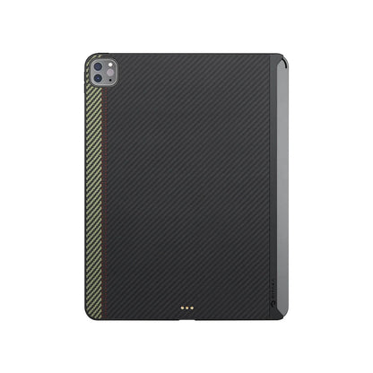 Apple iPad Pro 11 2020 (2.Nesil) Kılıf Aramid Fiber Pitaka Ultra-Slim Classic Serisi Tablet Kapak Siyah-Yeşil