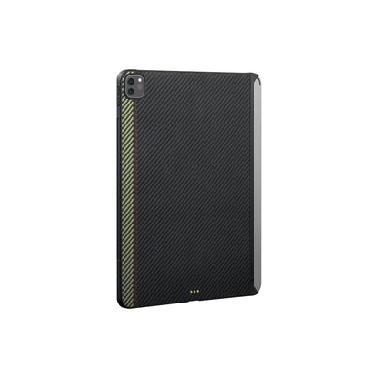 Apple iPad Pro 11 2020 (2.Nesil) Kılıf Aramid Fiber Pitaka Ultra-Slim Classic Serisi Tablet Kapak Siyah