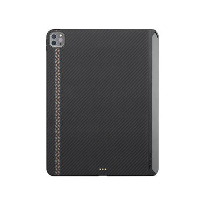 Apple iPad Pro 11 2020 (2.Nesil) Kılıf Aramid Fiber Pitaka Ultra-Slim Classic Serisi Tablet Kapak Mavi