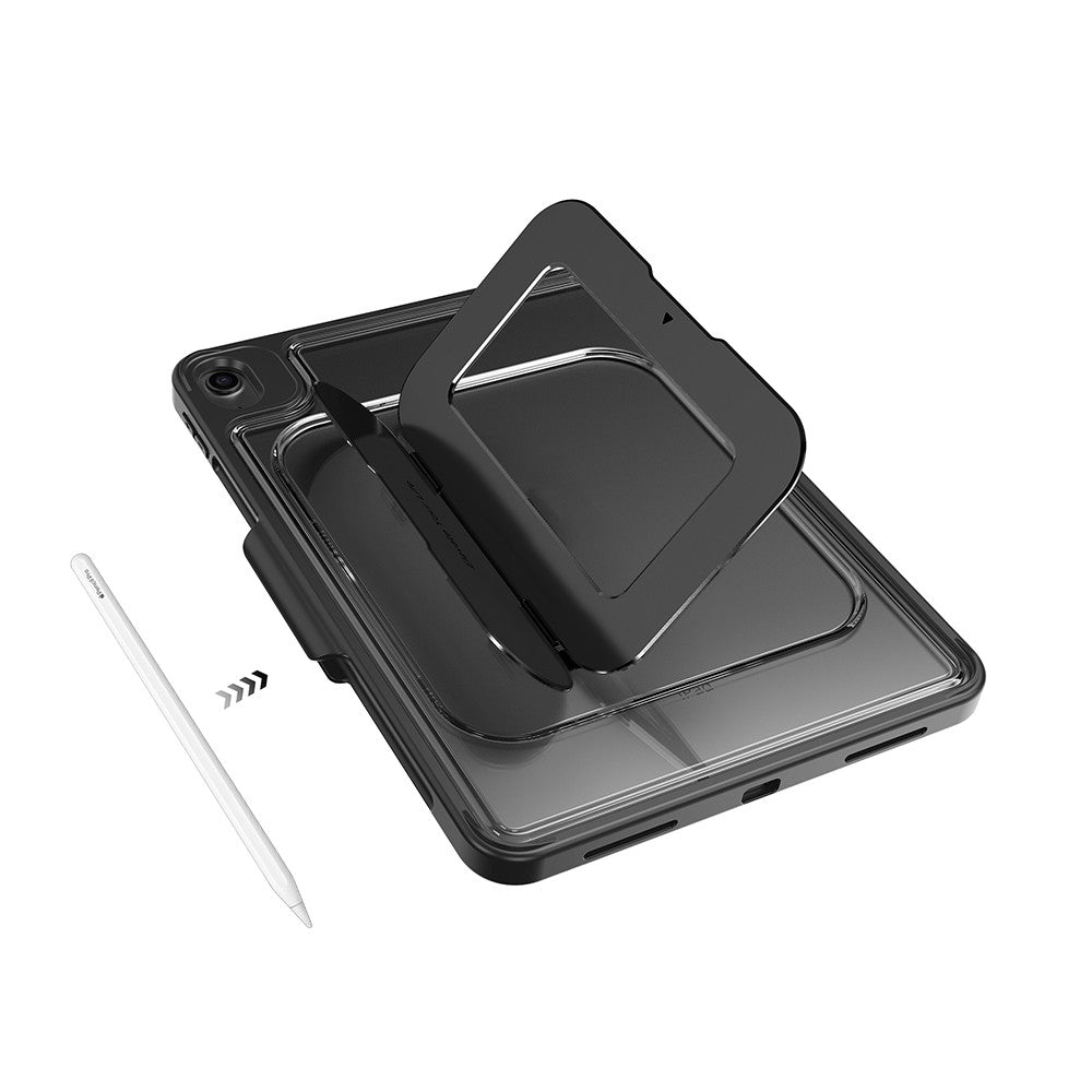 Apple iPad Pro 11 2020 (2.Nesil) Mutural AlloyKick Serisi Kalem Bölmeli Alüminyum Standlı Tablet Kılıfı