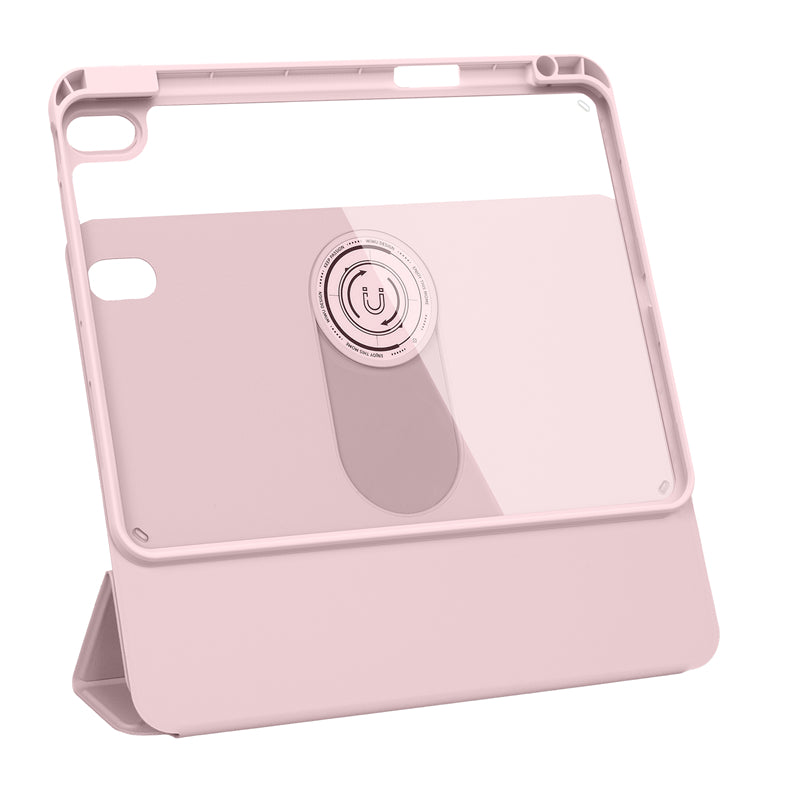 Apple iPad Pro 11 2020 (2.Nesil) Wiwu 360° Dönebilen Standlı Magnetik Koruyucu Tablet Kılıfı Mavi Açık