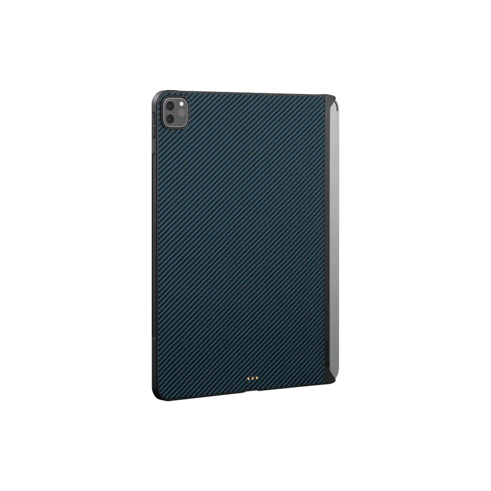 Apple iPad Pro 11 2021 (3.Nesil) Kılıf Aramid Fiber Pitaka Ultra-Slim Classic Serisi Tablet Kapak Siyah-Kırmızı