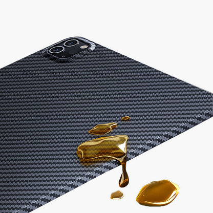 Apple iPad Pro 11 2021 (3.Nesil) Kılıf Benks Essential Kevlar Karbon Fiber Kapak Siyah