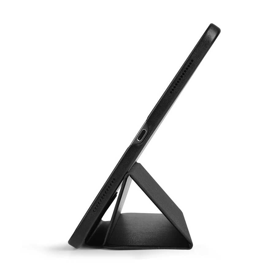 Apple iPad Pro 11 2021 (3.Nesil) Wiwu Ayrılabilen Magnetik Standlı Tablet Kılıfı Kahverengi
