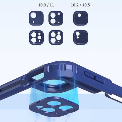 Apple iPad Pro 11 2021 (3.Nesil) Wiwu Mecha Dönebilen Standlı Tablet Kılıfı Yeşil