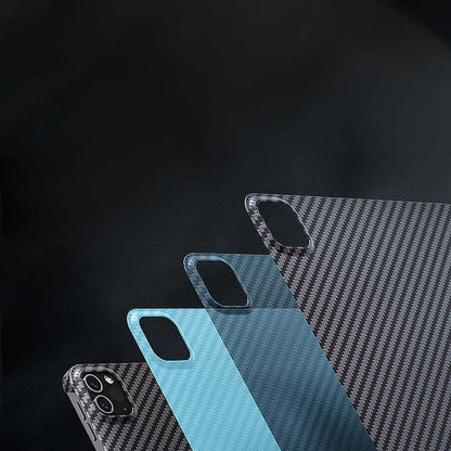 Apple iPad Pro 11 2022 M2 Kılıf Benks Essential Kevlar Karbon Fiber Kapak Siyah