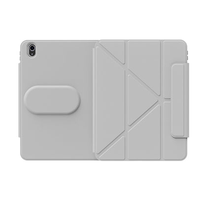 Apple iPad Pro 11 2022 M2 Wiwu 360° Dönebilen Standlı Magnetik Koruyucu Tablet Kılıfı Gri