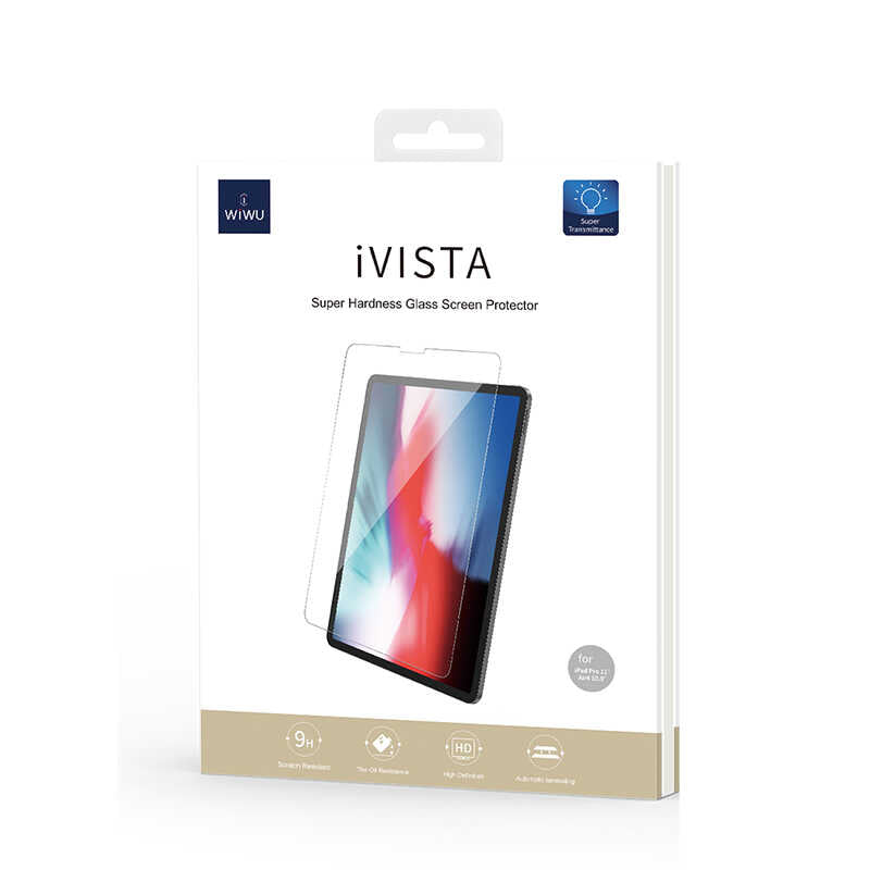 Apple iPad Pro 11 2022 M2 Wiwu iVista 2.5D Glass Ekran Koruyucu Renksiz