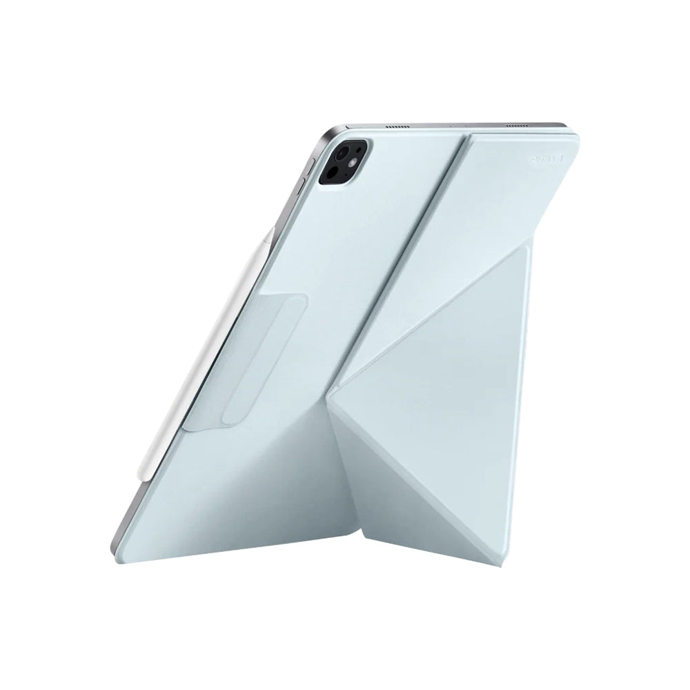 Apple iPad Pro 11 2024 Pitaka MagEZ Folio 2 Kalem Bölmeli Standlı Kılıf Beyaz
