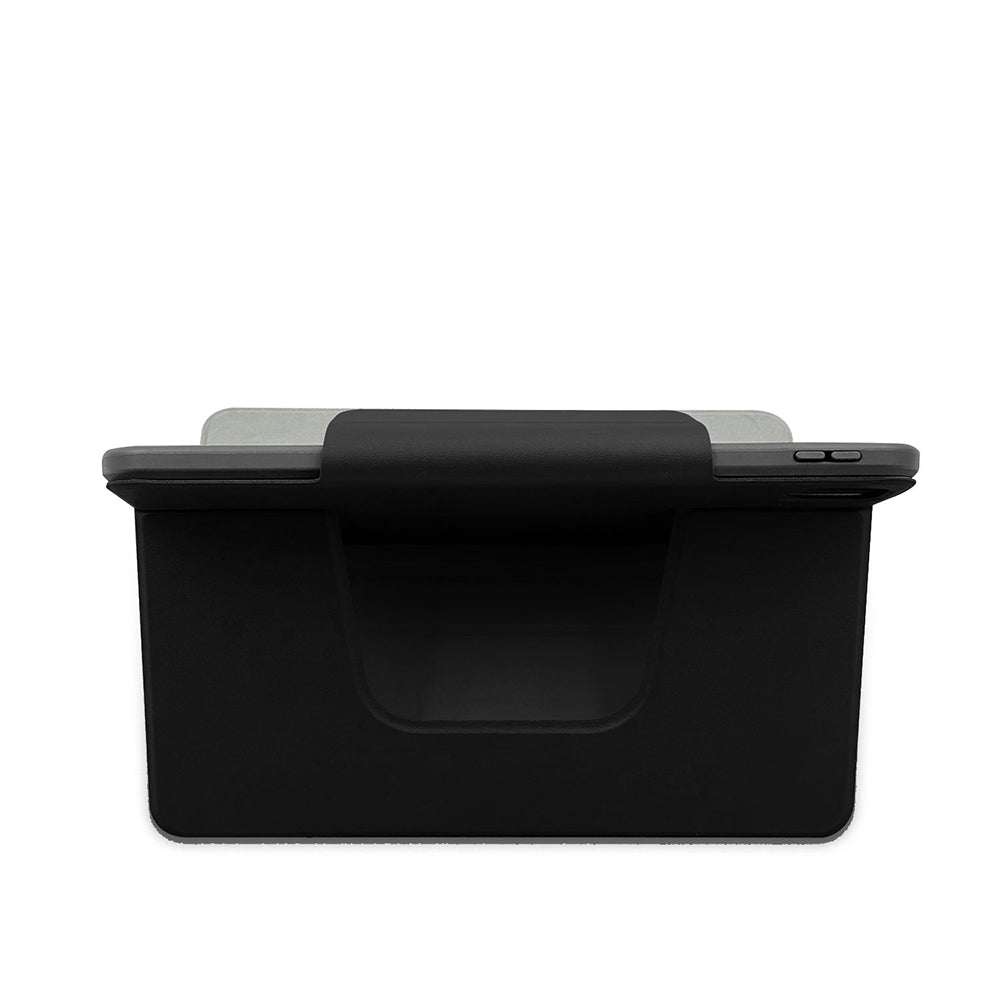 Apple iPad Pro 11 2024 Raptic Spin Detachable Folio PU Ayrılabilir Kalem Bölmeli Standlı Kılıf Siyah