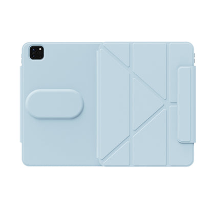 Apple iPad Pro 11 2024 Wiwu 360° Dönebilen Standlı Magnetik Koruyucu Tablet Kılıfı Pembe