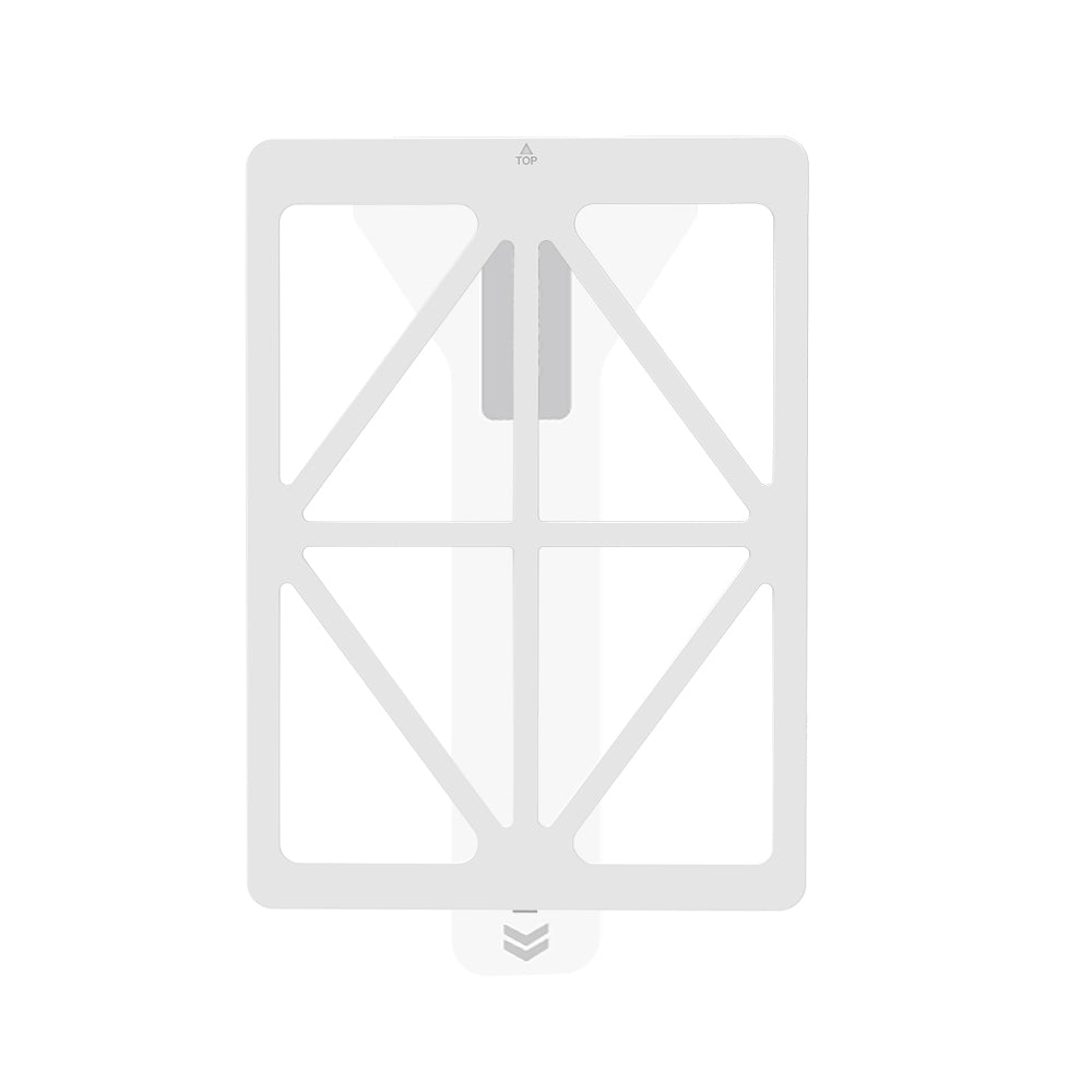 Apple iPad Pro 11 2025 M5 CaseWorld Steel Shield Serisi Temperli Cam Ekran Koruyucu + Uygulama Aparatı Şeffaf