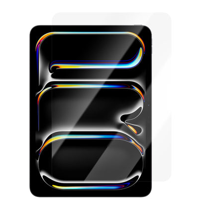 Apple iPad Pro 11 2025 M5 CaseWorld Steel Shield Serisi Temperli Cam Ekran Koruyucu + Uygulama Aparatı Şeffaf