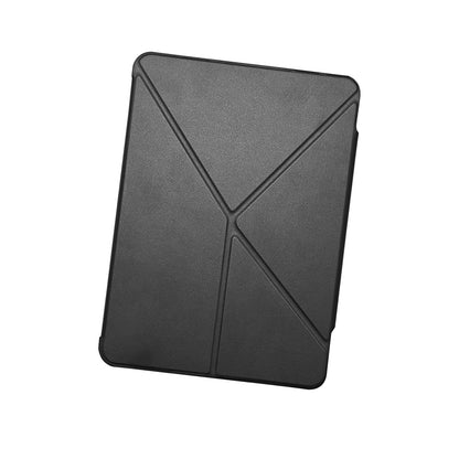 Apple iPad Pro 11 2025 M5 Raptic Clear Folio Airbagli Şeffaf Kapaklı Katlanabilir Standlı Kılıf Siyah