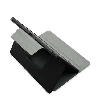 Apple iPad Pro 11 2025 M5 Raptic Spin Detachable Folio PU Ayrılabilir Kalem Bölmeli Standlı Kılıf Siyah