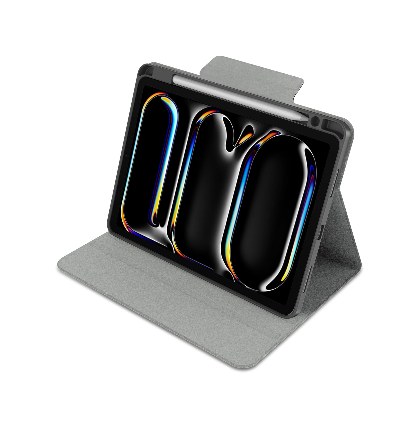 Apple iPad Pro 11 2025 M5 Raptic Spin Detachable Folio PU Ayrılabilir Kalem Bölmeli Standlı Kılıf Lacivert