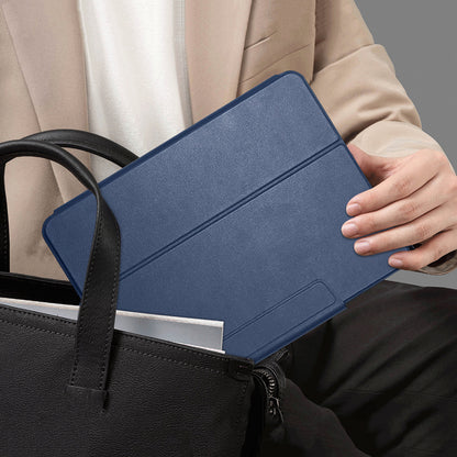 Apple iPad Pro 11 2025 M5 Raptic Spin Detachable Folio PU Ayrılabilir Kalem Bölmeli Standlı Kılıf Siyah