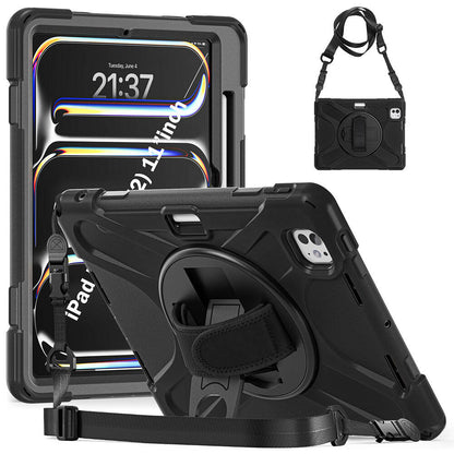 Apple iPad Pro 11 2025 M5 Zore Defender Tablet Silikon Siyah