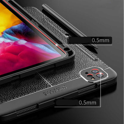 Apple iPad Pro 12.9 2022 M2 Kılıf Wlons Tablet Kılıf Siyah