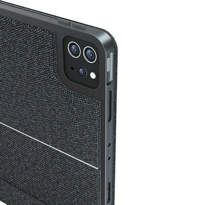 Apple iPad Pro 12.9 2022 M2 Wiwu Mag Touch Klavyeli Standlı Kılıf Siyah