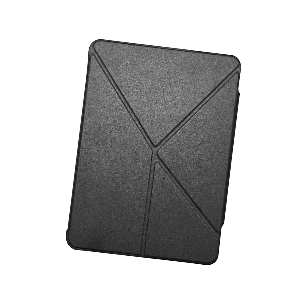 Apple iPad Pro 13 2024 Raptic Clear Folio Airbagli Şeffaf Kapaklı Katlanabilir Standlı Kılıf Siyah