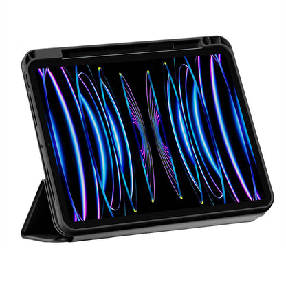 Apple iPad Pro 13 2024 Wiwu 360° Dönebilen Standlı Magnetik Koruyucu Tablet Kılıfı Siyah