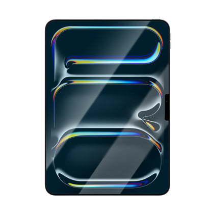 Apple iPad Pro 13 2025 M5 CaseWorld Eyesafe Mavi Işık Teknolojili Temperli Cam Ekran Koruyucu + Uygulama Aparatı Şeffaf