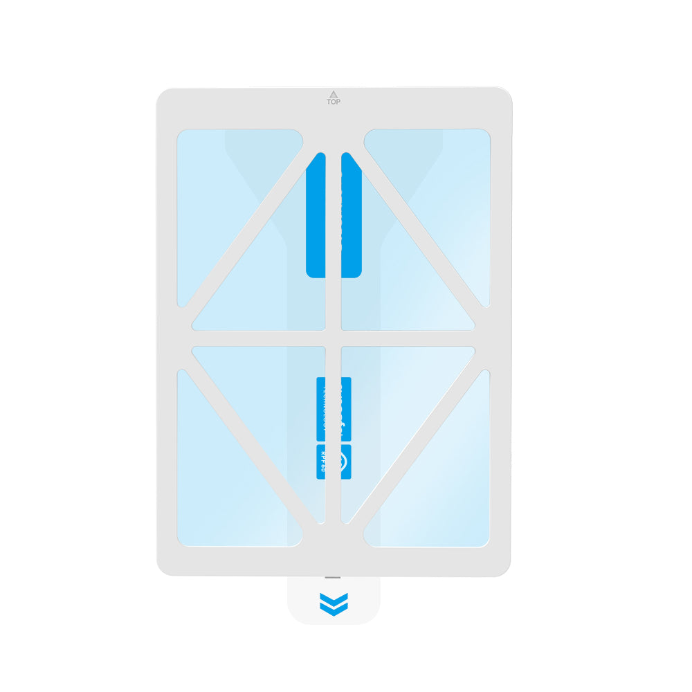 Apple iPad Pro 13 2025 M5 CaseWorld Eyesafe Mavi Işık Teknolojili Temperli Cam Ekran Koruyucu + Uygulama Aparatı Şeffaf