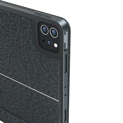 Apple iPad Pro 13 2025 M5 Wiwu Mag Touch Klavyeli Standlı Kılıf Siyah