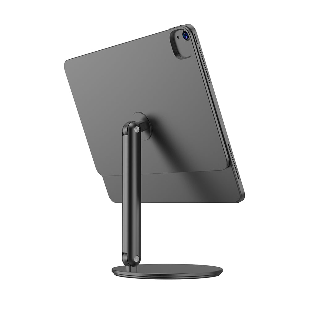 Apple iPad Pro 13 2025 M5 Wiwu ZM-310 360 Derece Dönebilen Magnetik Başlıklı Tablet Standı Gri