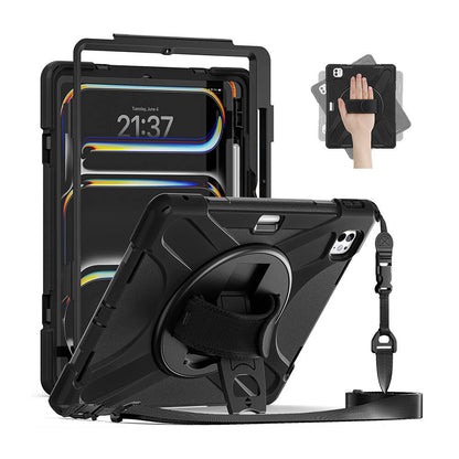 Apple iPad Pro 13 2025 M5 Zore Defender Tablet Silikon Siyah