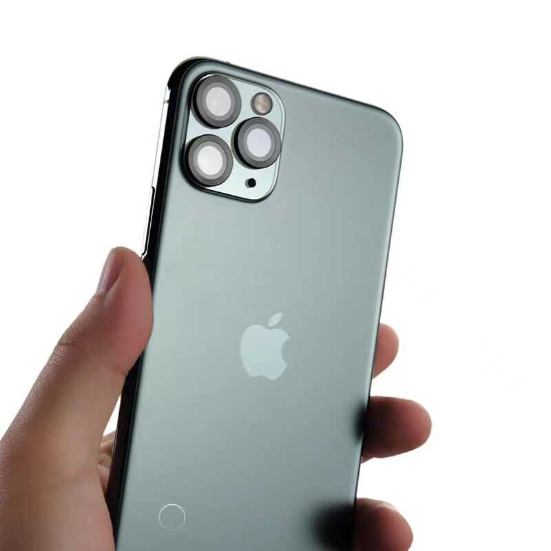 Apple iPhone 11 Go Des Eagle Kamera Lens Koruyucu Lacivert