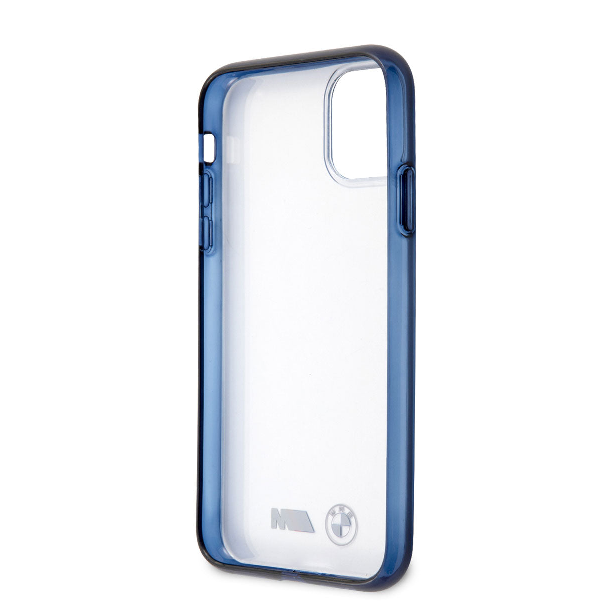 Apple iPhone 11 Kılıf BMW Buzlu Transparan Dizayn Kapak Şeffaf-Mavi