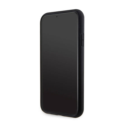 Apple iPhone 11 Kılıf Guess Orjinal Lisanslı 4G Büyük Metal Logolu Glitter Kapak Pembe