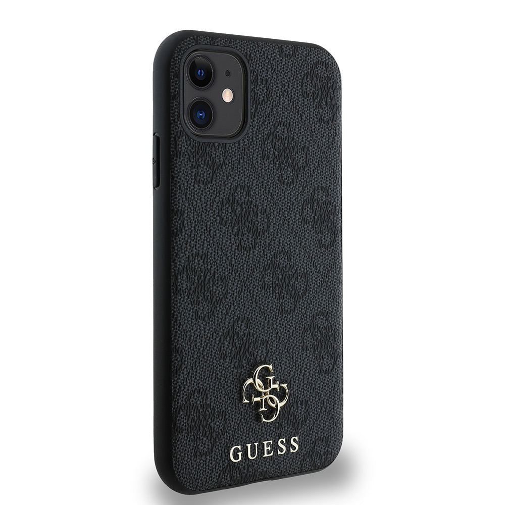 Apple iPhone 11 Kılıf Guess Orjinal Lisanslı M-safe Şarj Özellikli Small 4G Classic Kapak Pembe