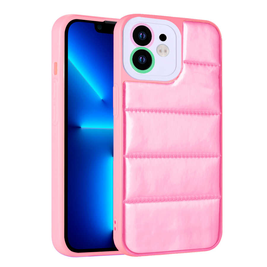 Apple iPhone 11 Kılıf Kamera Korumalı Airbagli Renkli Zore Seksek Kapak