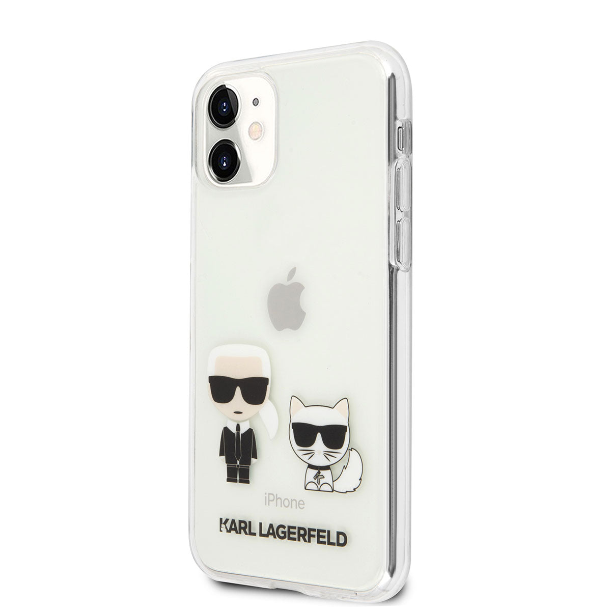 Apple iPhone 11 Kılıf Karl Lagerfeld Sert TPU K&C Dizayn Kapak Pembe